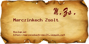 Marczinkech Zsolt névjegykártya